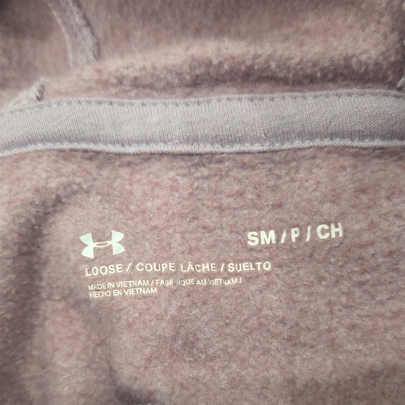 Under Armour Lavender Hoodie with Logo - Picture 6 of 8